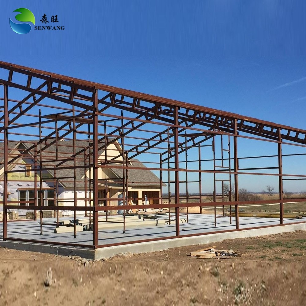 Almacén de estructura de acero ligero Multi pisón Casa prefabricada Prefab Estructura de acero SS4OO edificios